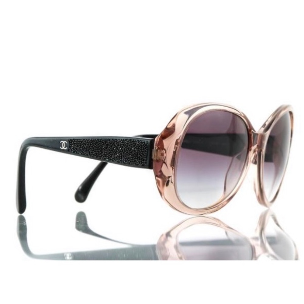 Chanel Sunglasses designer brand luxury cc logo pink black authentic - Picture 3 of 13